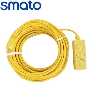 SMATO 스마토 3구 작업선 전선 케이블 연장선 작업선 캠핑전선 낚시전선 멀티탭 멀티코드 멀티 1.5SQ 2.5SQ 10호 20호 30호 50호