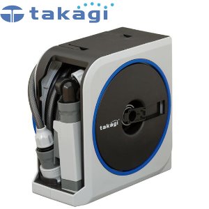 takagi 타카기 RM1115GY 15m 나노 넥스트 호스릴 경량 컴팩트 원터치 분사기 릴호스 워터릴