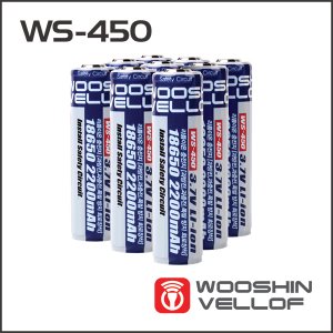우신밸로프 WS-450 2200mAh 3.7v 리튬이온배터리 18650 충전배터리