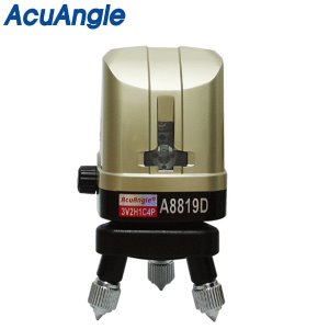 아큐앵글 포켓형 레이저 레벨 측정기 수평계 수직계 A-8819D