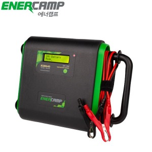 에너캠프 KSM640 12/24V 겸용 디지털 배터리 충전기 밧데리 충전 방전