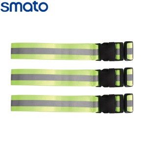 SMATO 스마토 SM-401 형광 안전밴드 야광 녹색 10개 1세트 40mmx570mm 야간식별