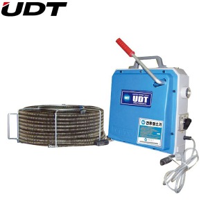 UDT UD-60 1/3마력 전동스프링청소기 변기 하수관 배수관 스프링 포함 막힘뚫기