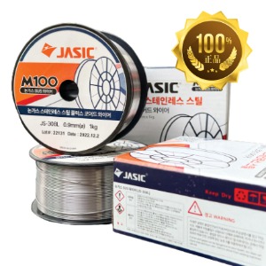 JASIC 논가스 스텐 와이어 M100용 용접봉 0.9mmx1kg JS-308L