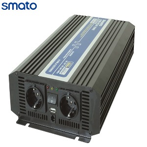스마토 차량용 인버터 DC/AC 캠핑용전기 유사계단파 12V 3000W IVT-3000A