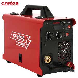 크레토스 논가스용접기 휴대용 CO2용접기 풀세트 H200NG