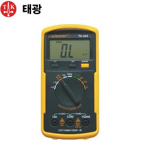 태광전자 TK-202 디지털 테스터기 전기테스터기 멀티테스터기 전류 전압 저항 측정기