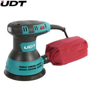 UDT 원형샌더 핸드그라인더 전기 대패 샌딩기 UOS-125V