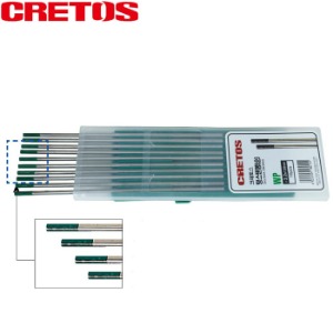 CRETOS 크레토스 순텅스텐 WP 녹색 10개 단위 판매 1판 2.4 3.2 텅스텐봉 알곤 용접봉