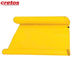 CRETOS 크레토스 PVC코팅포 노란색 200도 0.18mm 0.32mm 천막 지붕 복사열 차단용 적재물 덮개용