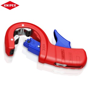 KNIPEX 크니펙스 90-23-01BK  PVC 파이프컷터 플라스틱 PE 배관 절단기